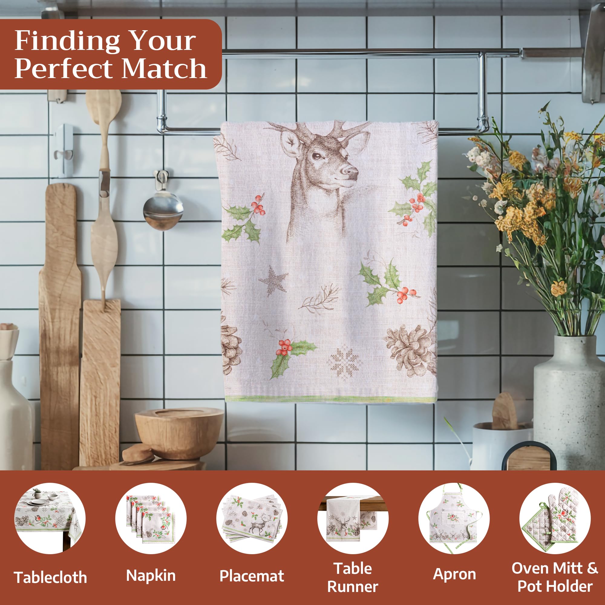 Absorbent cotton towel by Maison d’Hermine for daily use