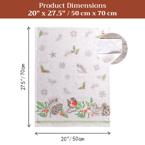 Thanksgiving and Christmas styling with Maison d’Hermine towels