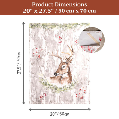 Maison d'Hermine set of 3 towels provides versatile bar, tea, and dish use.