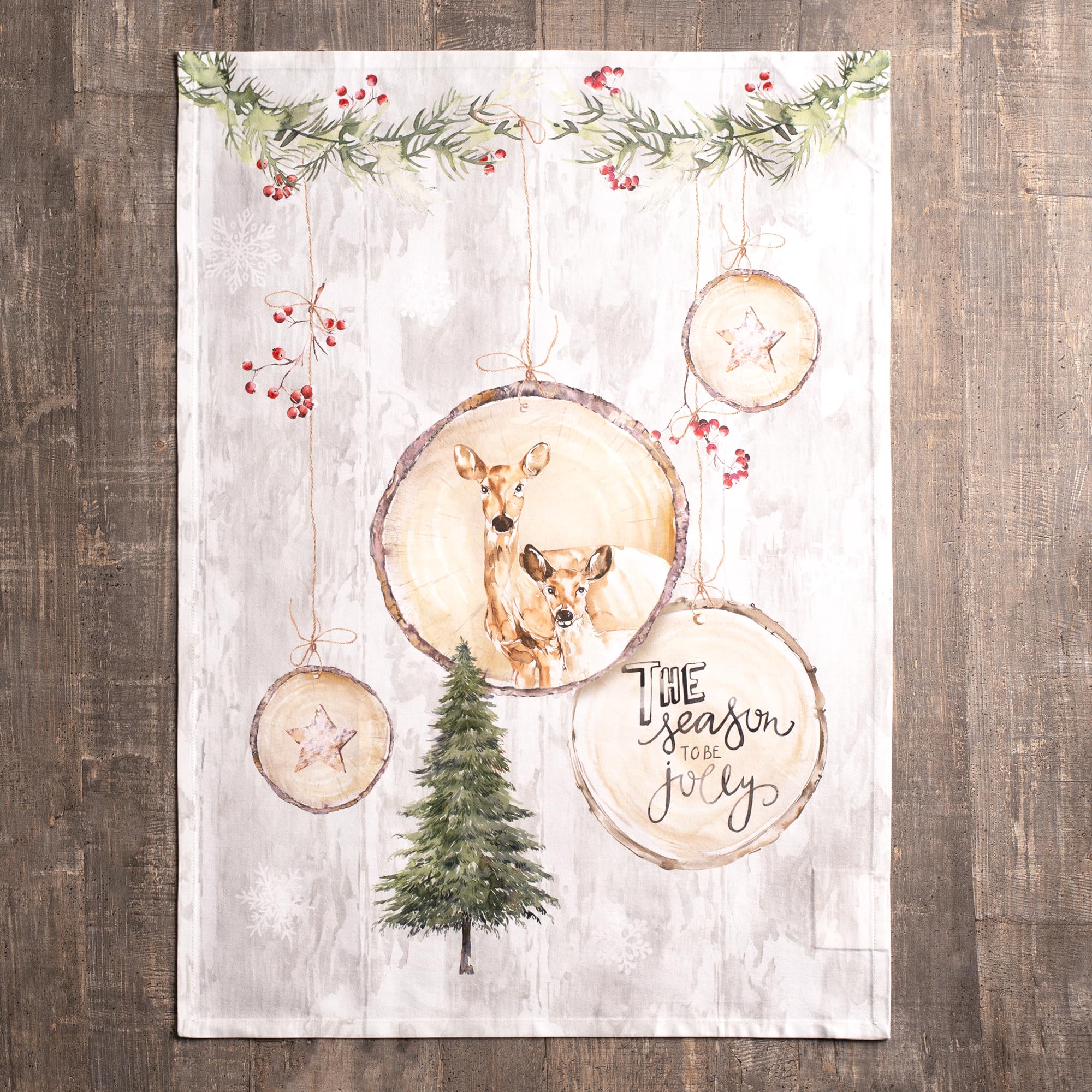 Maison d'Hermine towel size 20x27.5 inches for ample drying space.