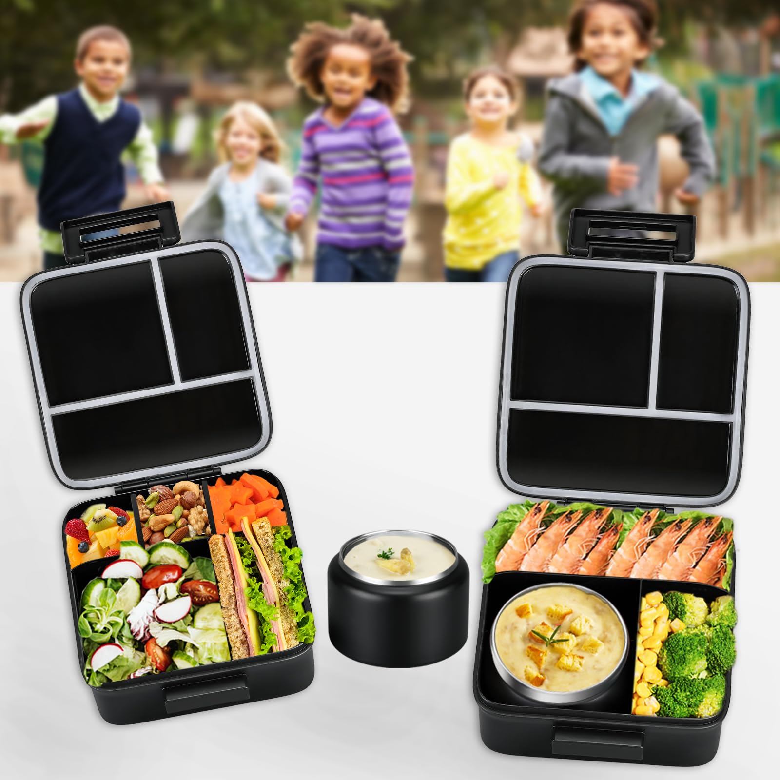 MAISON HUIS all-in-one lunch kit ideal for school and travel.