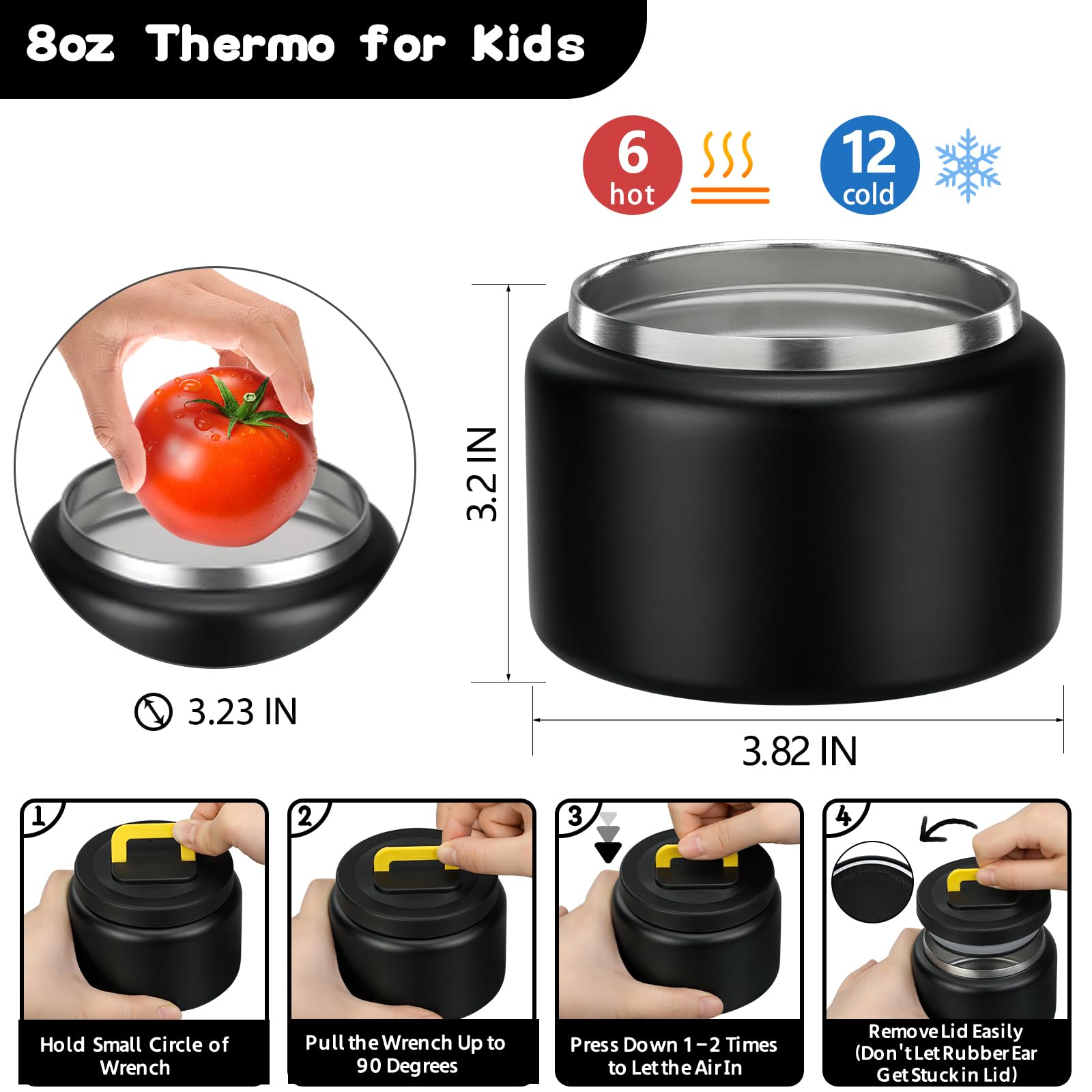 MAISON HUIS leak-proof lid close-up showing spill protection.