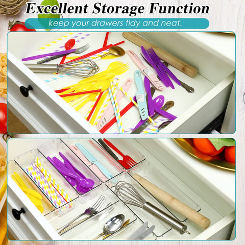 Maitys office drawer tray neatly separates supplies for faster work.