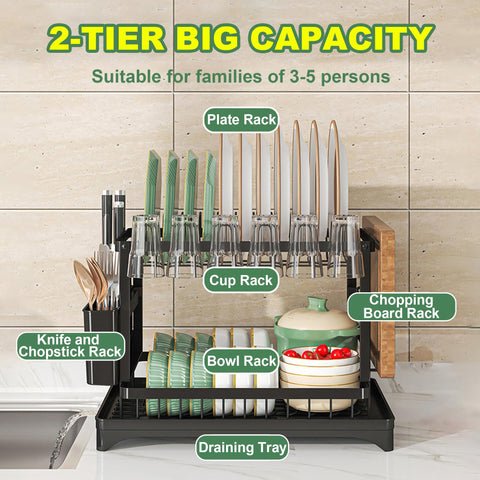 Maivotaf knife rack organizes blades safely and neatly.