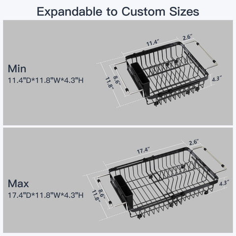 MAJALiS deep utensil compartment prevents slips during dish drying, keeping utensils organized.