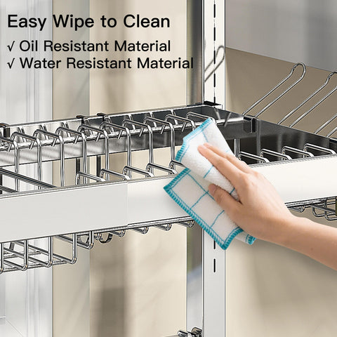 Hygienic grid MAJALiS allows quick wipe-down and deep cleaning