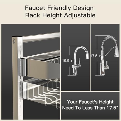 MAJALiS kitchen counter over-sink drying rack for organized spaces