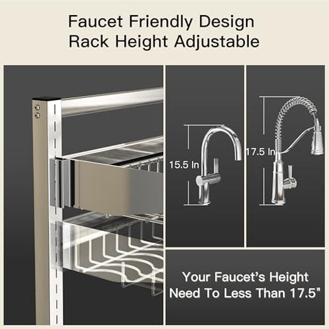 MAJALiS kitchen counter over-sink drying rack for organized spaces
