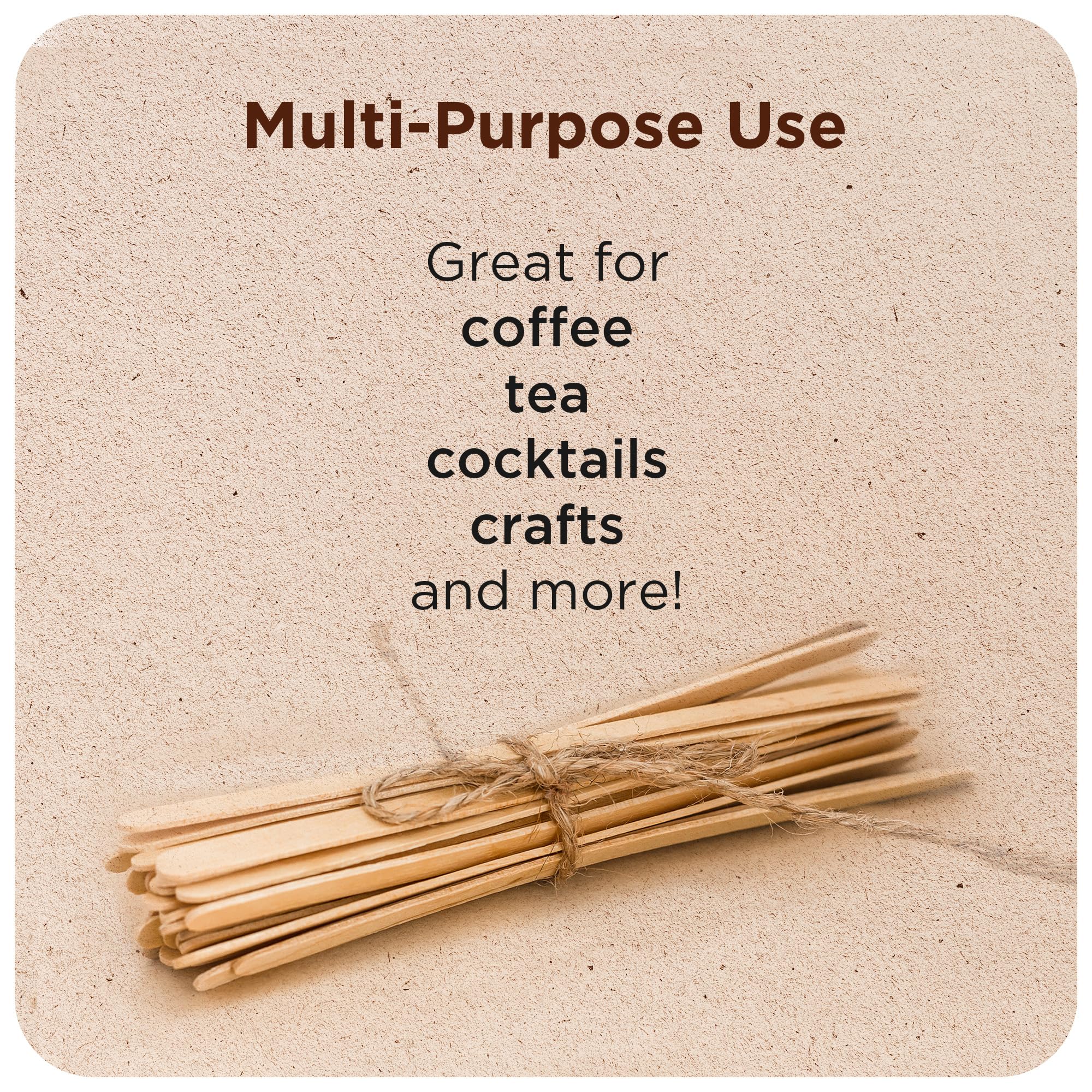 Makerstep durable birch-wood-stirrers stay sturdy while stirring milk or cocoa