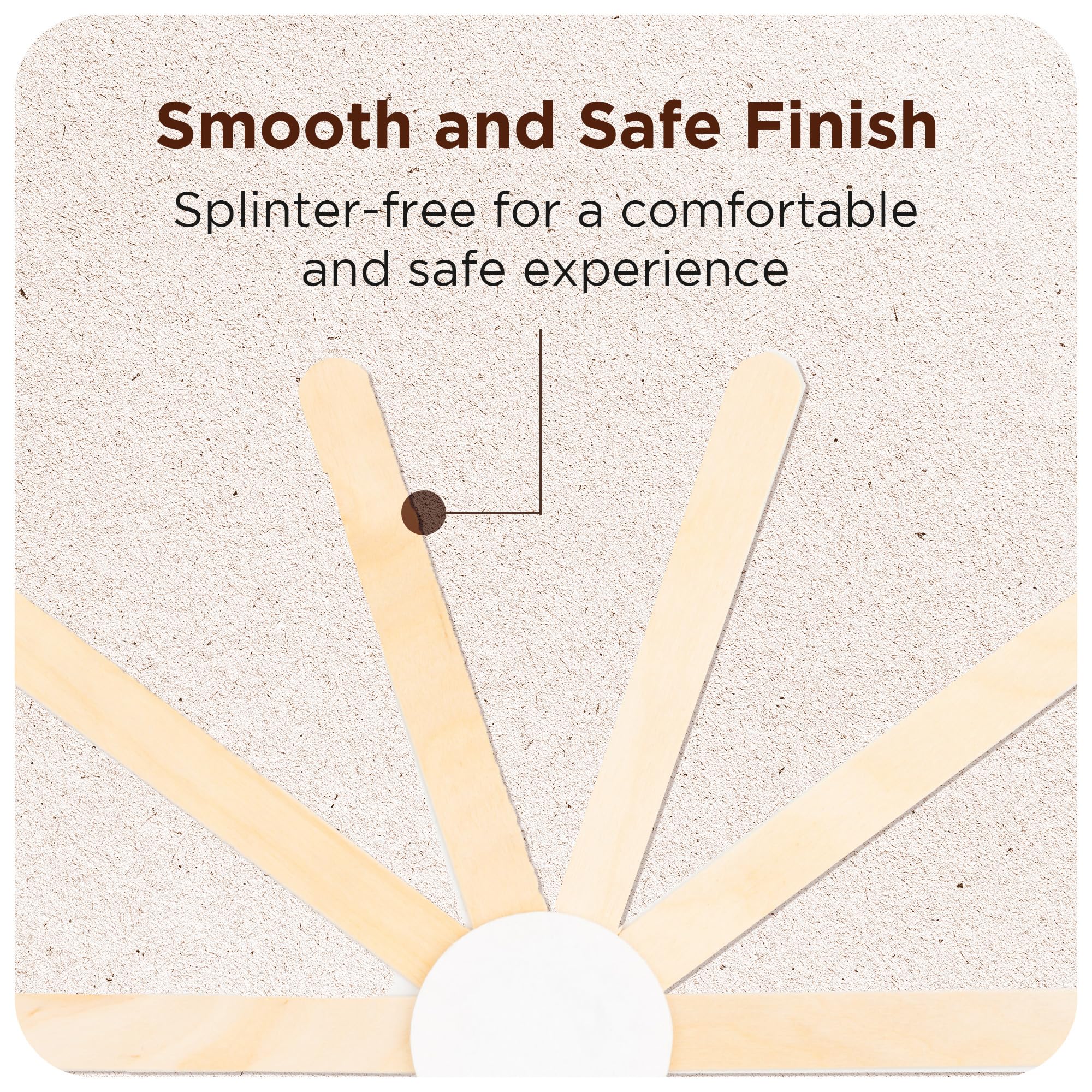 Makerstep splinterfree 7inch-stirrers provide clean stirring in hot beverages