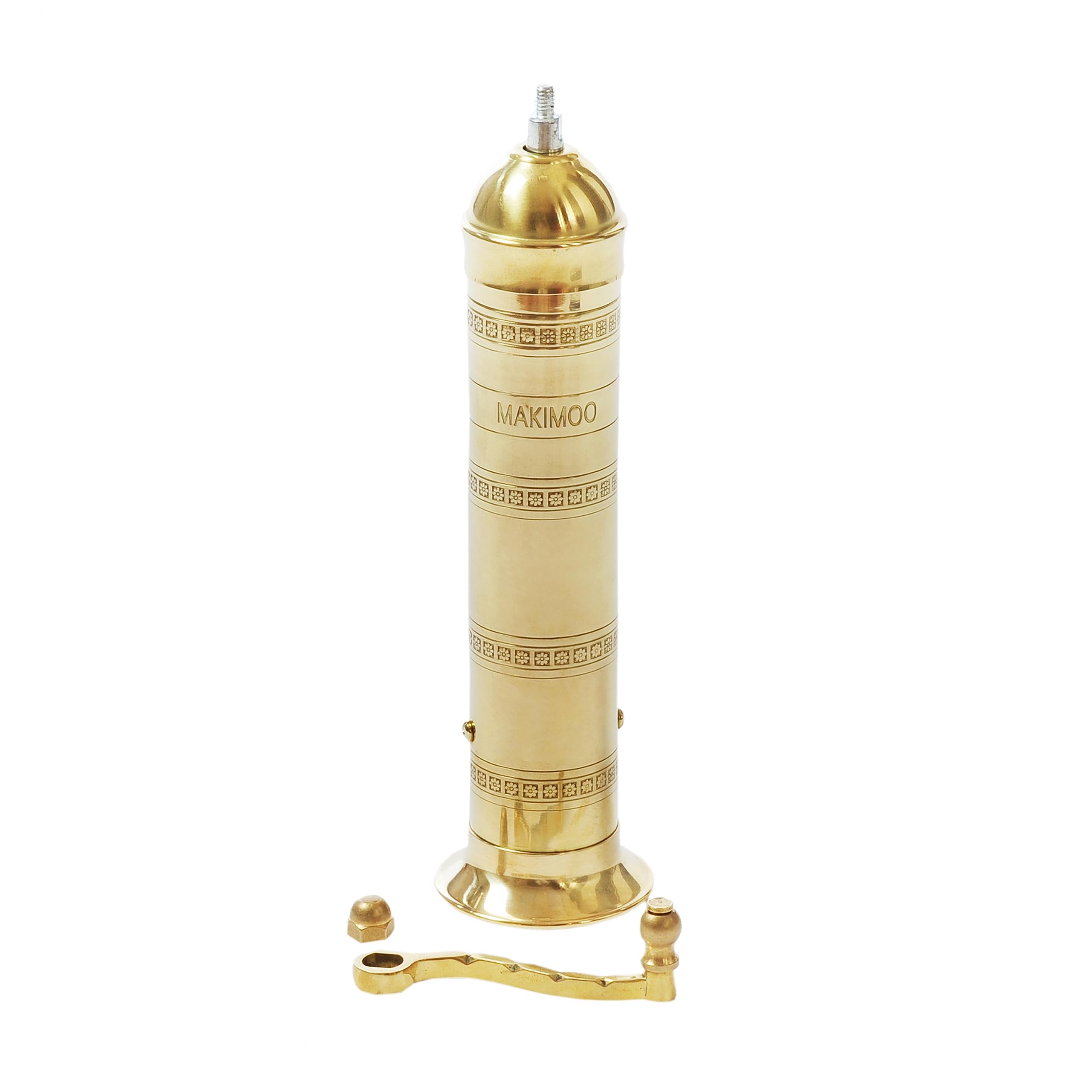 Handmade Makimoo pepper mill showcases European craftsmanship on your kitchen counter.