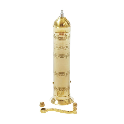 Handmade Makimoo pepper mill showcases European craftsmanship on your kitchen counter.