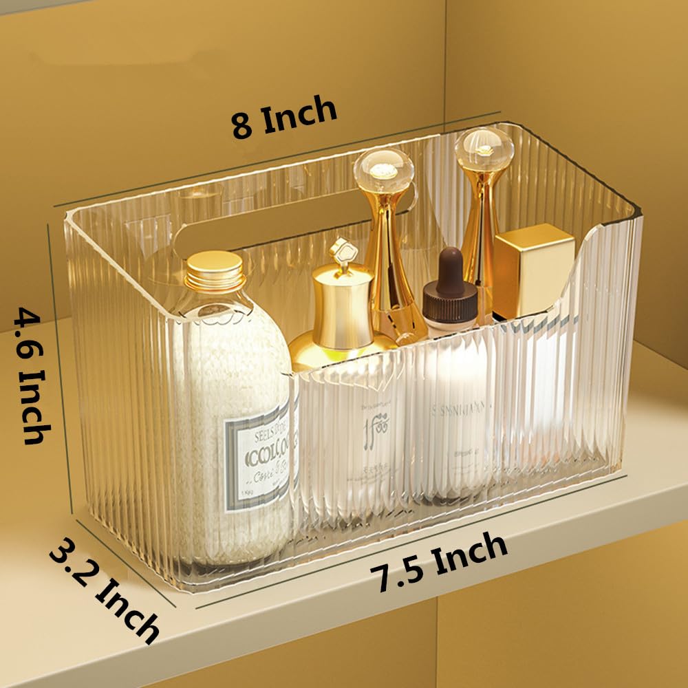 MAKIOTEKO wall-mounted storage bin kept in kitchen and bathroom settings.