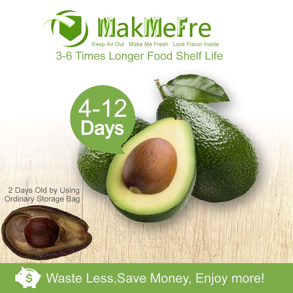 MakMeFre vacuum bag roll freezer storage ideal for preventing freezer burn and dehydration
