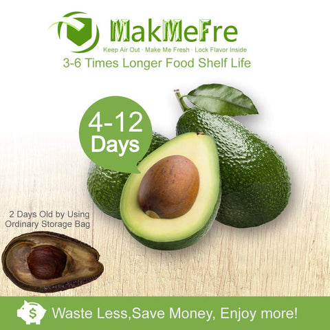 MakMeFre vacuum bag roll freezer storage ideal for preventing freezer burn and dehydration