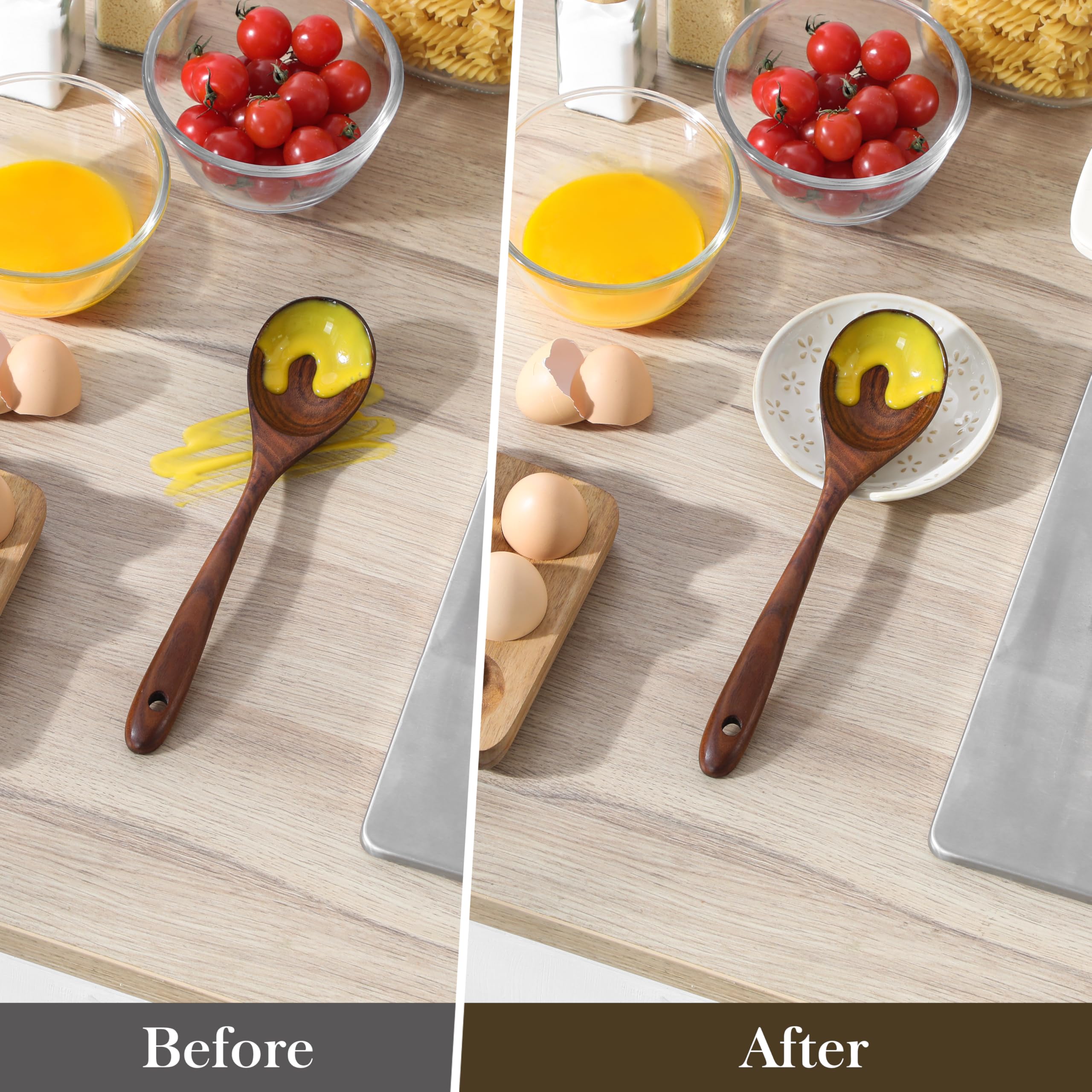 MALACASA minimalist spoon rest complements modern kitchens