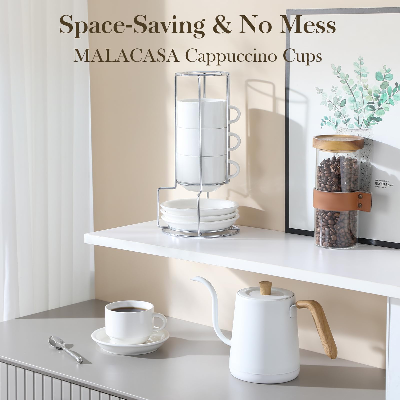 MALACASA closeup on porcelain surface highlights bright glaze