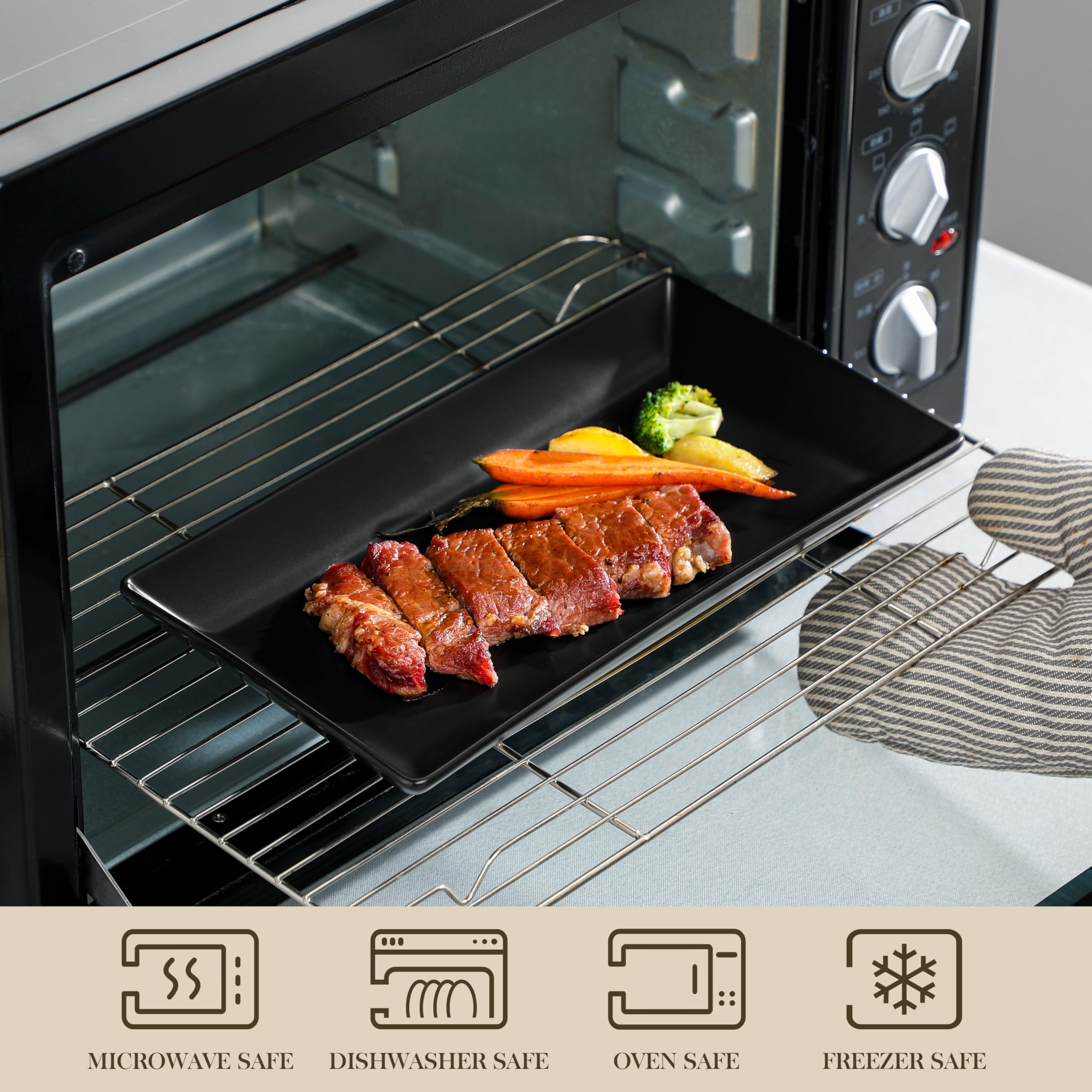 MALACASA collapsible metal rack stand provides stable support during events.