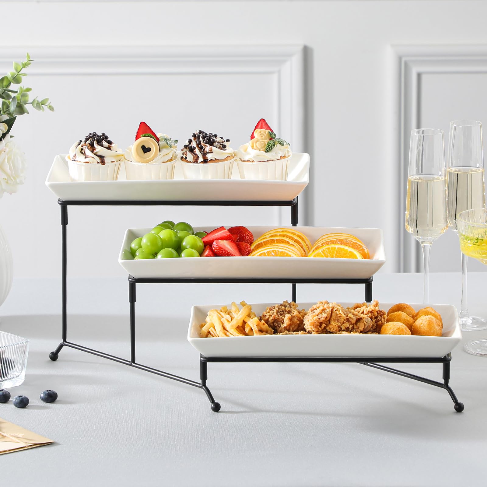 MALACASA trays are dishwasher-safe for quick cleanup.