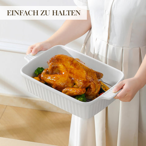MALACASA drip rack promotes healthier, crisper roasts with less grease.