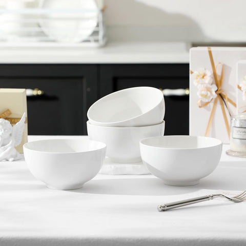 MALACASA gift-ready ceramic bowls in white for hosts and cooks