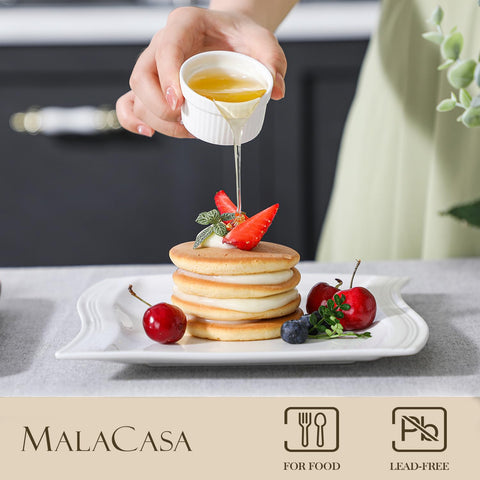 Malacasa ramekins prevent absorbed odors or flavors, great for sauces and desserts.
