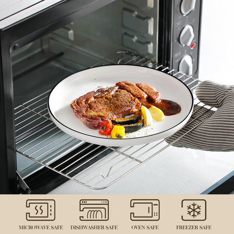 MALACASA Luna Glidecoat glaze ensures effortless cleaning.