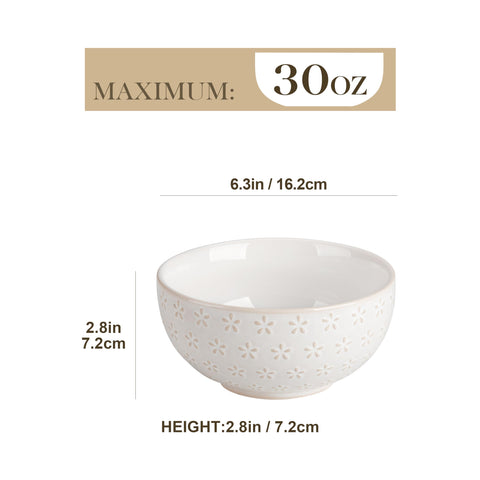 MALACASA Lydia Arctic White embossed pattern side view emphasizes ergonomic, comfortable handling.