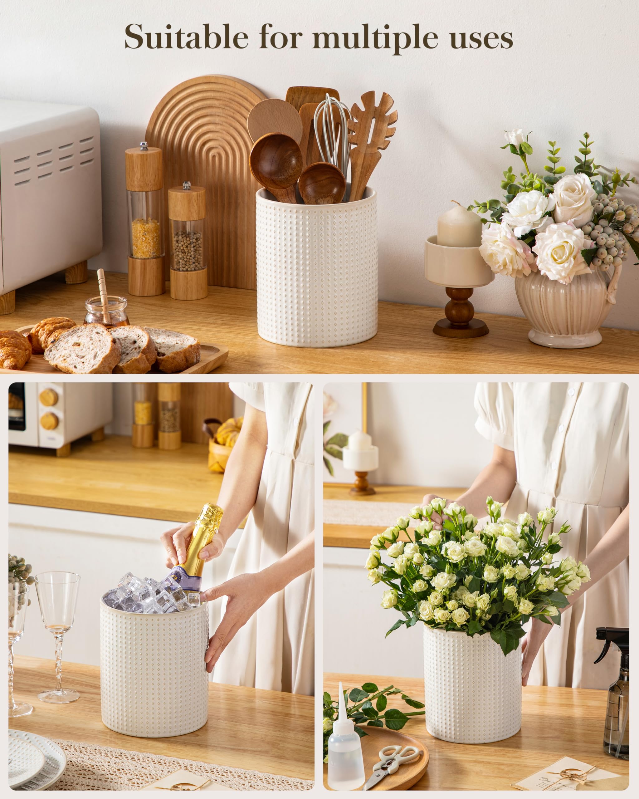 Multi-functional organizer for cutlery, capsules, or vase décor