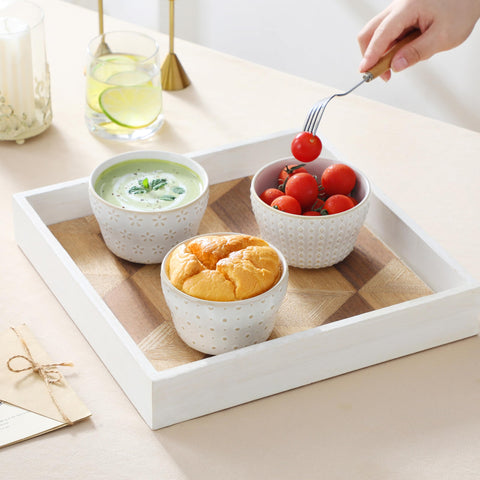 MALACASA Lydia dipping-sauce bowls perfect for condiments and dips