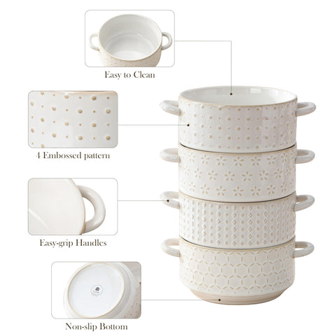 MALACASA Lydia microwave-safe bowl, reheats leftovers evenly.