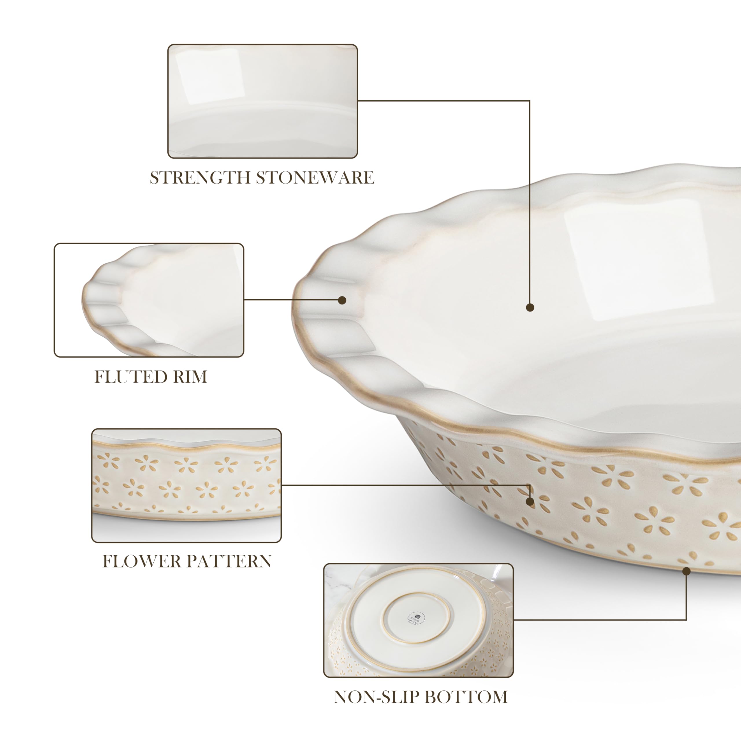 MALACASA LYDIA pan is versatile: bake, reheat, and serve in one dish.
