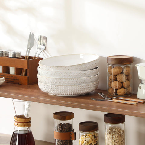 MALACASA Lydia set of four ideal for entertaining and everyday meals