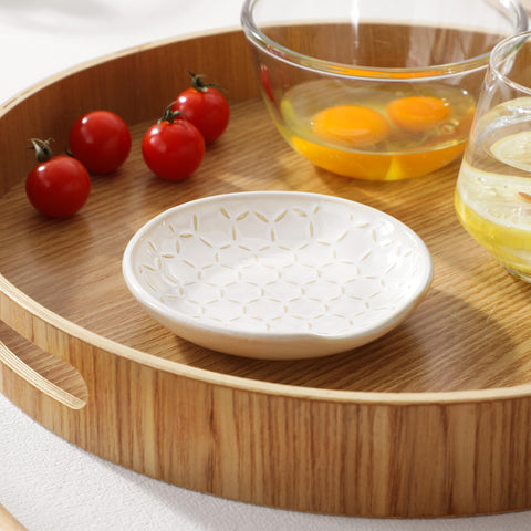 MALACASA Lydia spoon rest dishwasher-safe for easy cleanup after cooking.