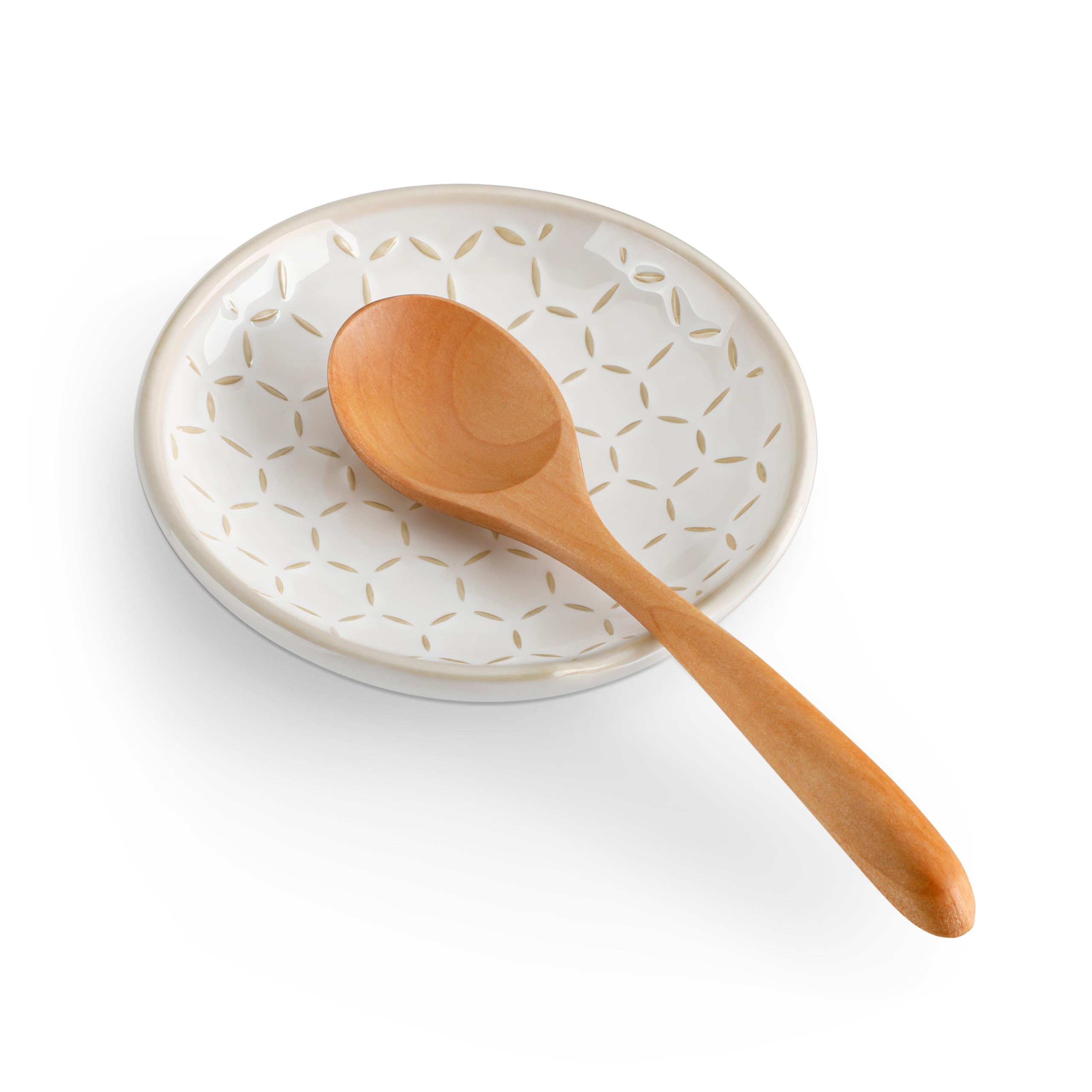 MALACASA Lydia spoon rest on stovetop keeps utensils organized and surfaces clean during cooking.