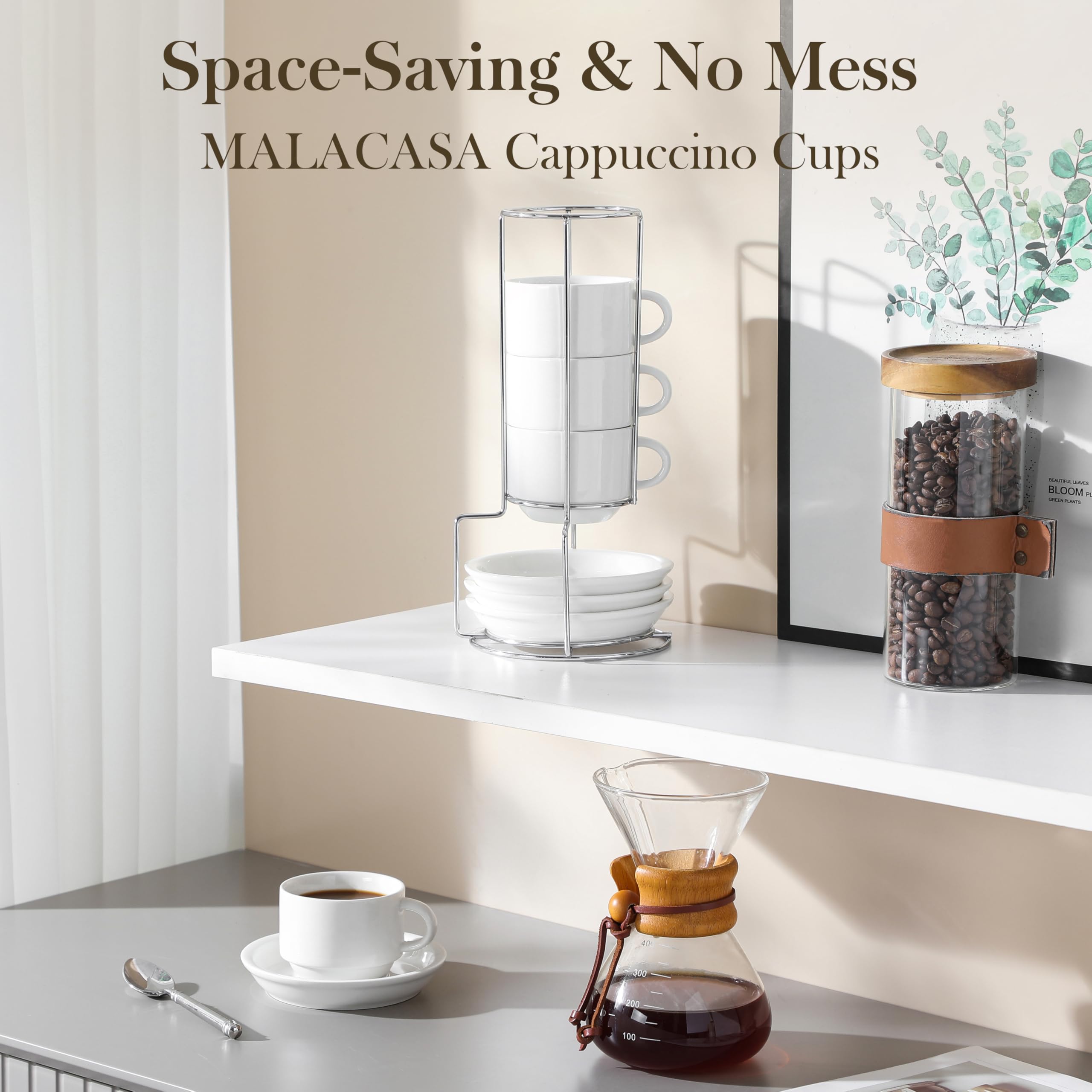 MALACASA microwave-safe porcelain icon for convenient reheating