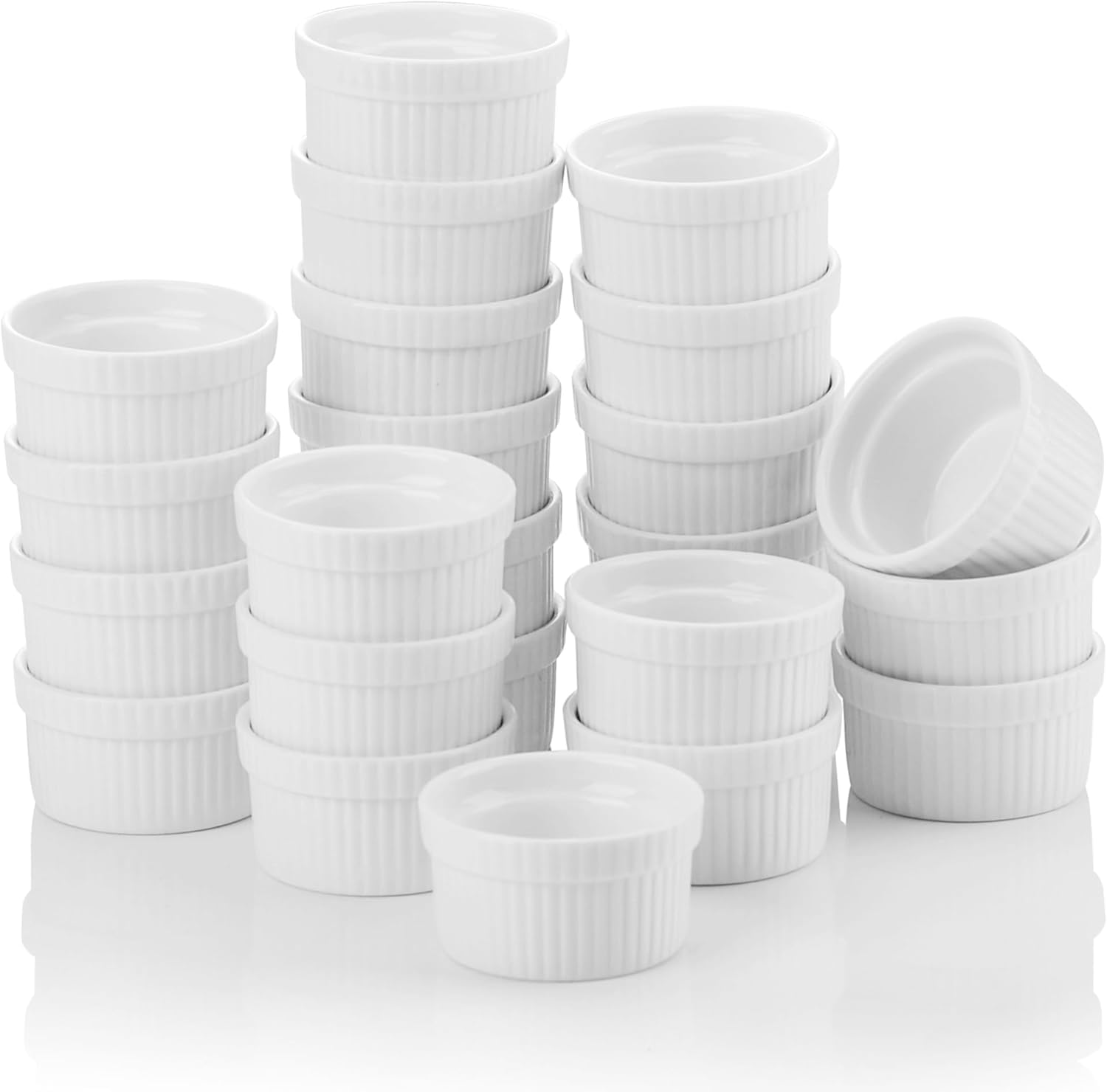 Malacasa mini ramekins 2oz dipping sauce set—versatile for sauces or condiments.