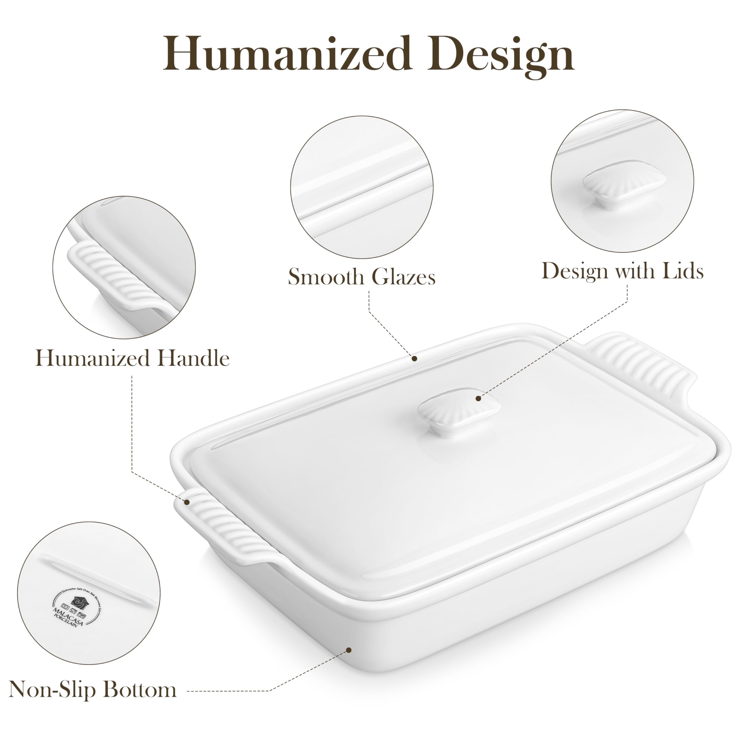 MALACASA dish is microwave and oven safe for quick meals.