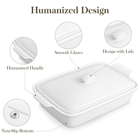 MALACASA dish is microwave and oven safe for quick meals.