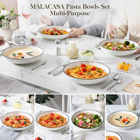 MALACASA microwave-safe bowl ready for quick reheats.
