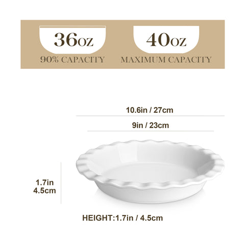 MALACASA pie-pan-fluted-edge enhances grip and sturdy handling for precise crimping.