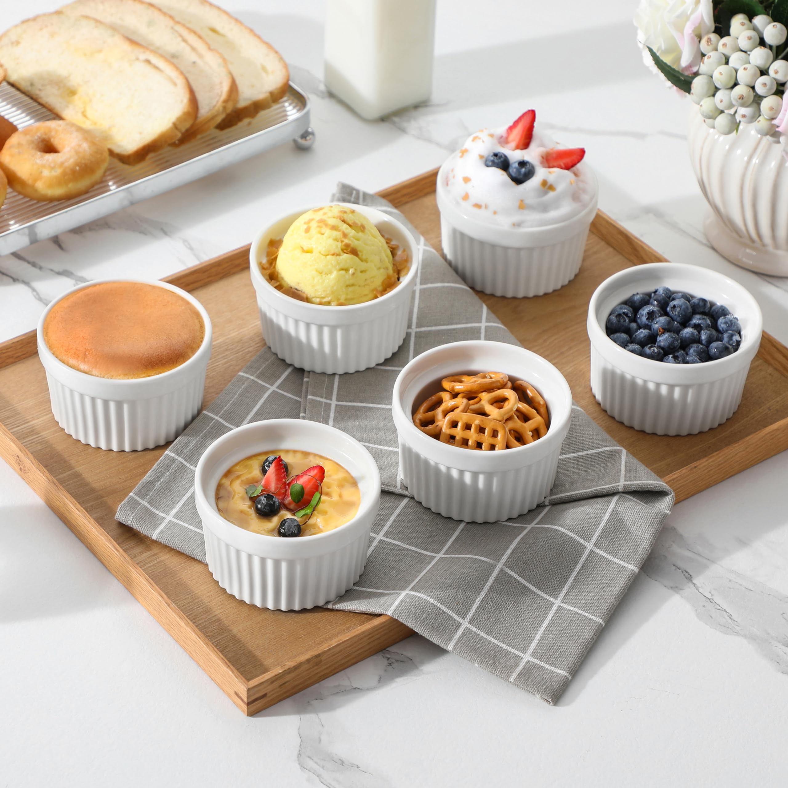 MALACASA ramekins used as dipping cups for sauces and dips