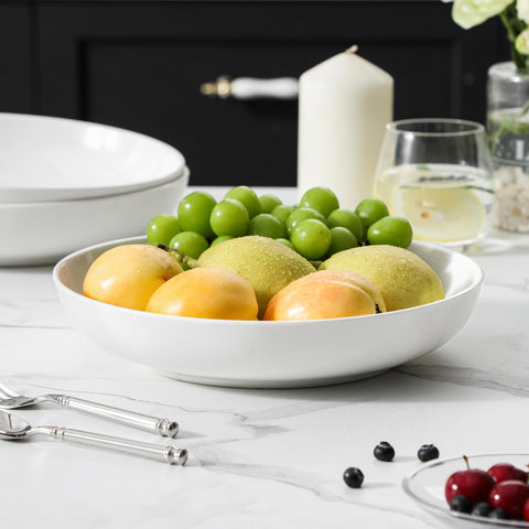 Dishwasher-safe MALACASA bowls for easy cleanup after dining.
