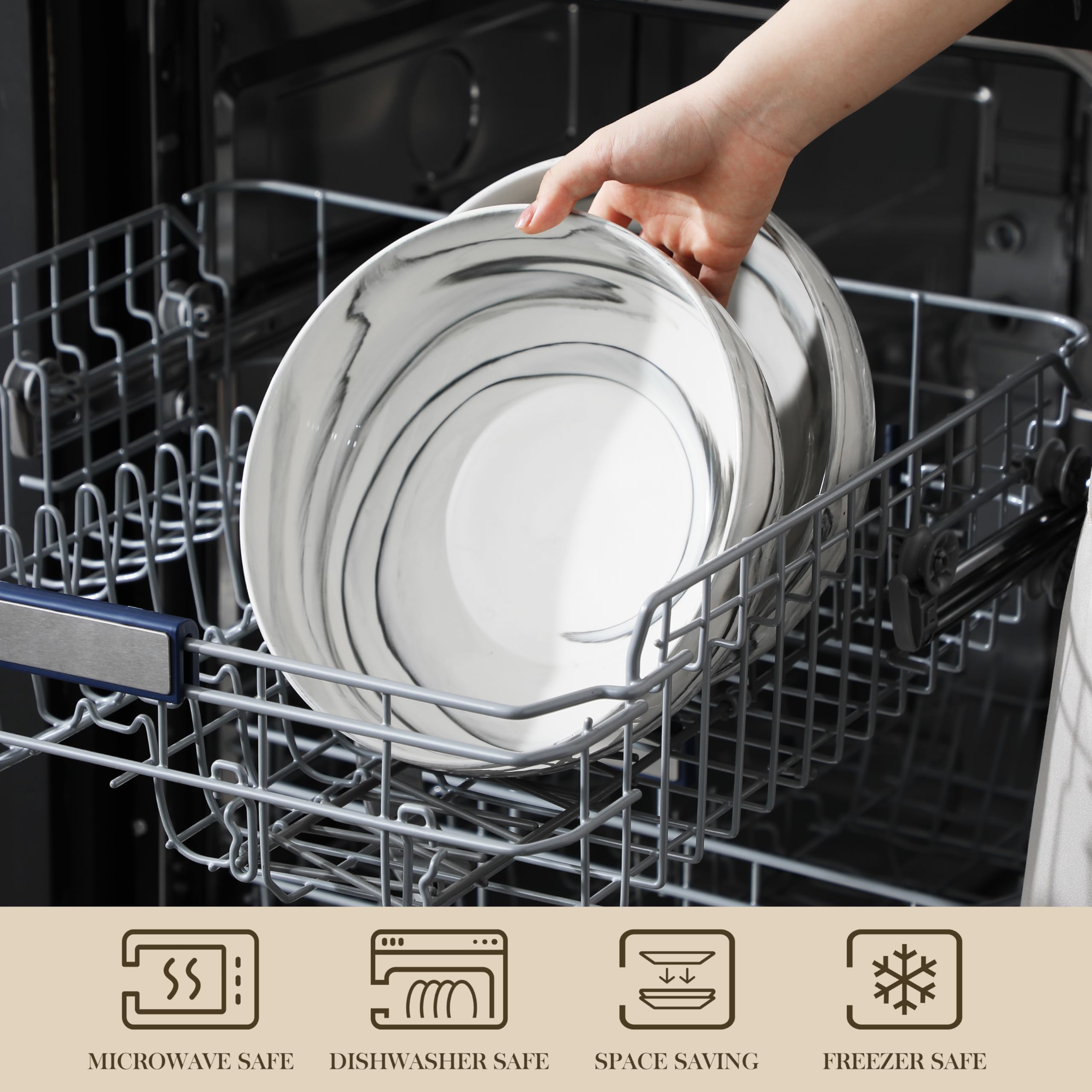 Two bowls arranged for an inviting table display with versatile uses