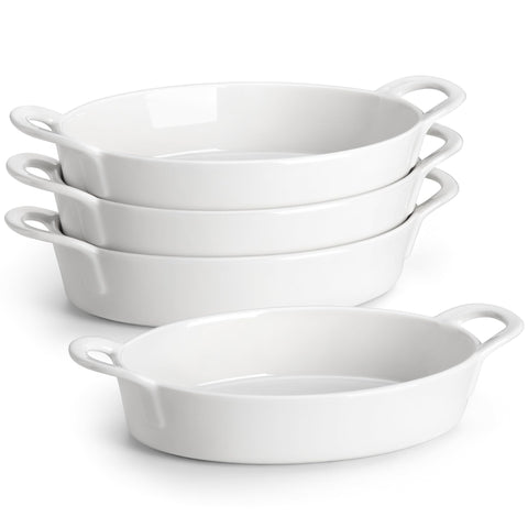 MALACASA small casserole with handles for easy oven-to-table serving