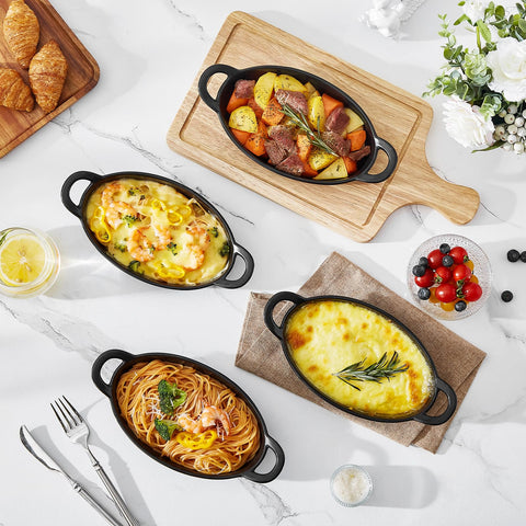 MALACASA serving-ready bakeware complements table presentation at gatherings.