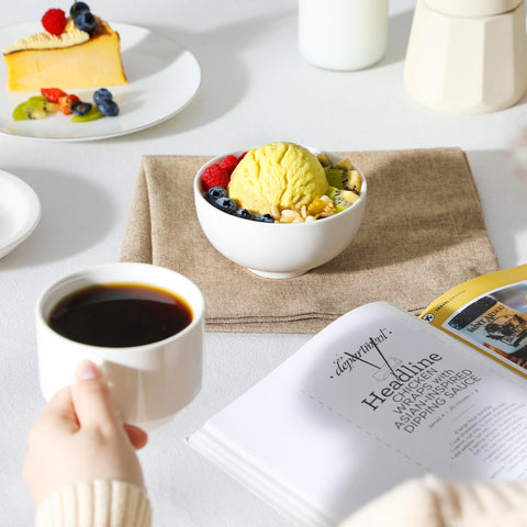 Dishwasher-safe MALACASA bowls with fridge-friendly design for convenience