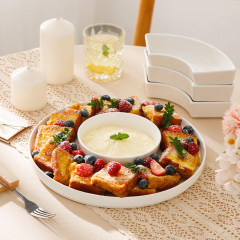 MALACASA stackable design stores neatly, saving kitchen space.