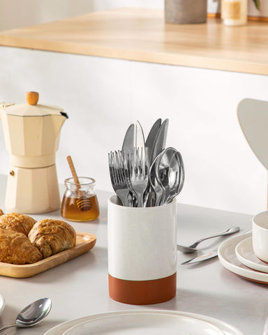 MALACASA TARA utensil holder backed by a 12-month warranty and support
