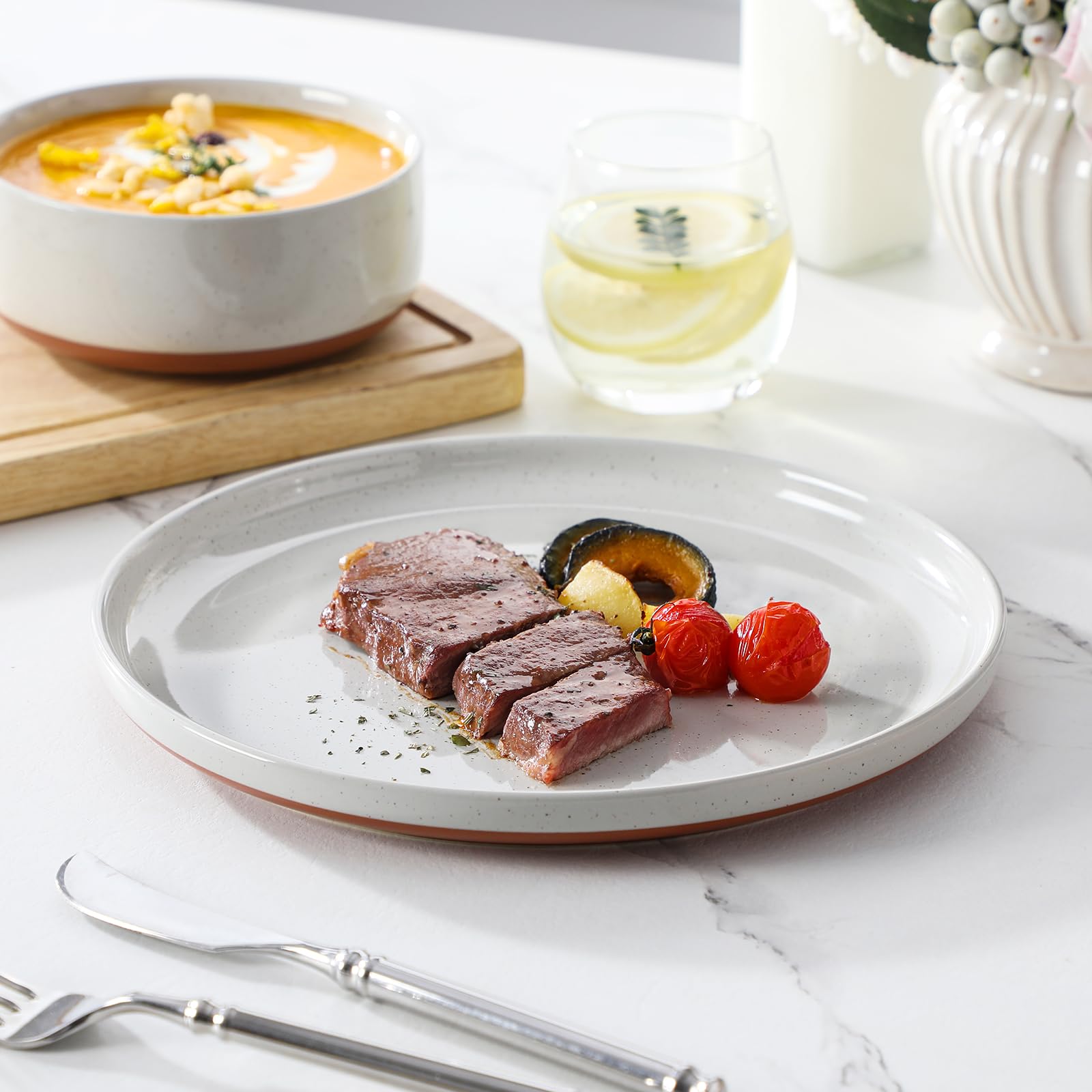 MALACASA Tara dishwasher-safe icon: easy cleaning after meals.